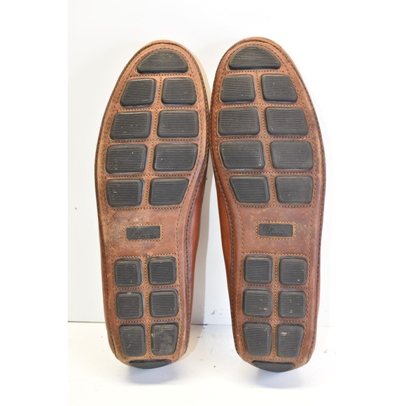 Allen Edmonds Mens Castine Leather Loafers Brown Size 10.5 Slip On Driving Shoes - Picture 8 of 10